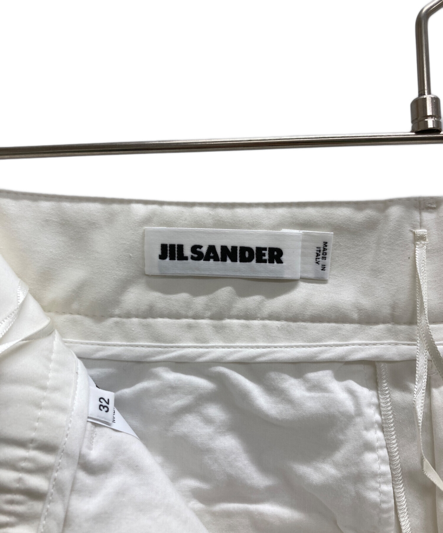 中古・古着通販】JIL SANDER (ジルサンダー) パンツ ホワイト サイズ