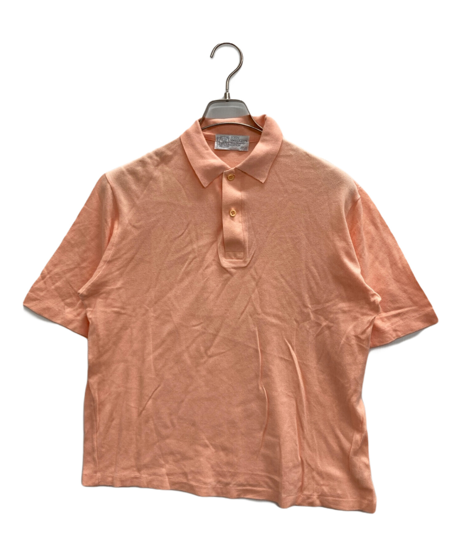 中古・古着通販】JOHN SMEDLEY (ジョンスメドレー) ポロシャツ ピンク 