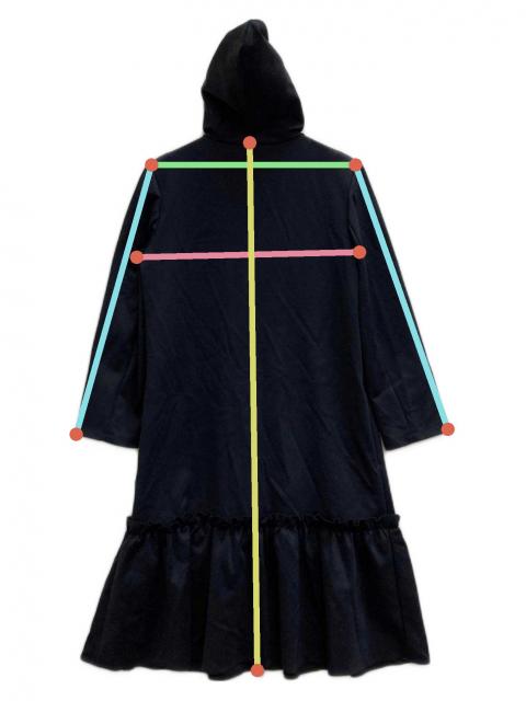 中古・古着通販】Rene (ルネ) ボンディングフーディ ジップワンピース