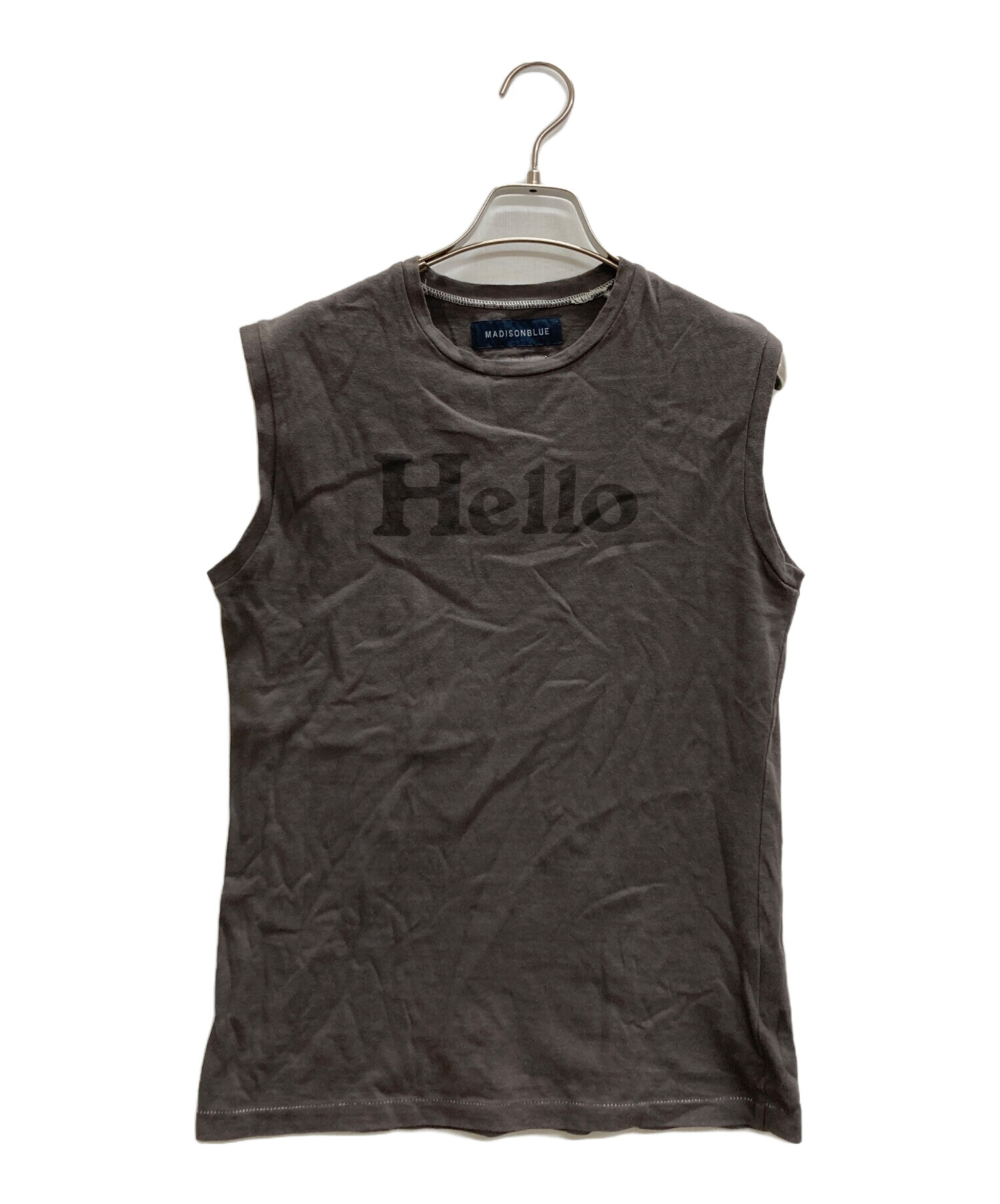 中古・古着通販】MADISON BLUE (マディソンブルー) HELLO NOSLEEVE TEE 