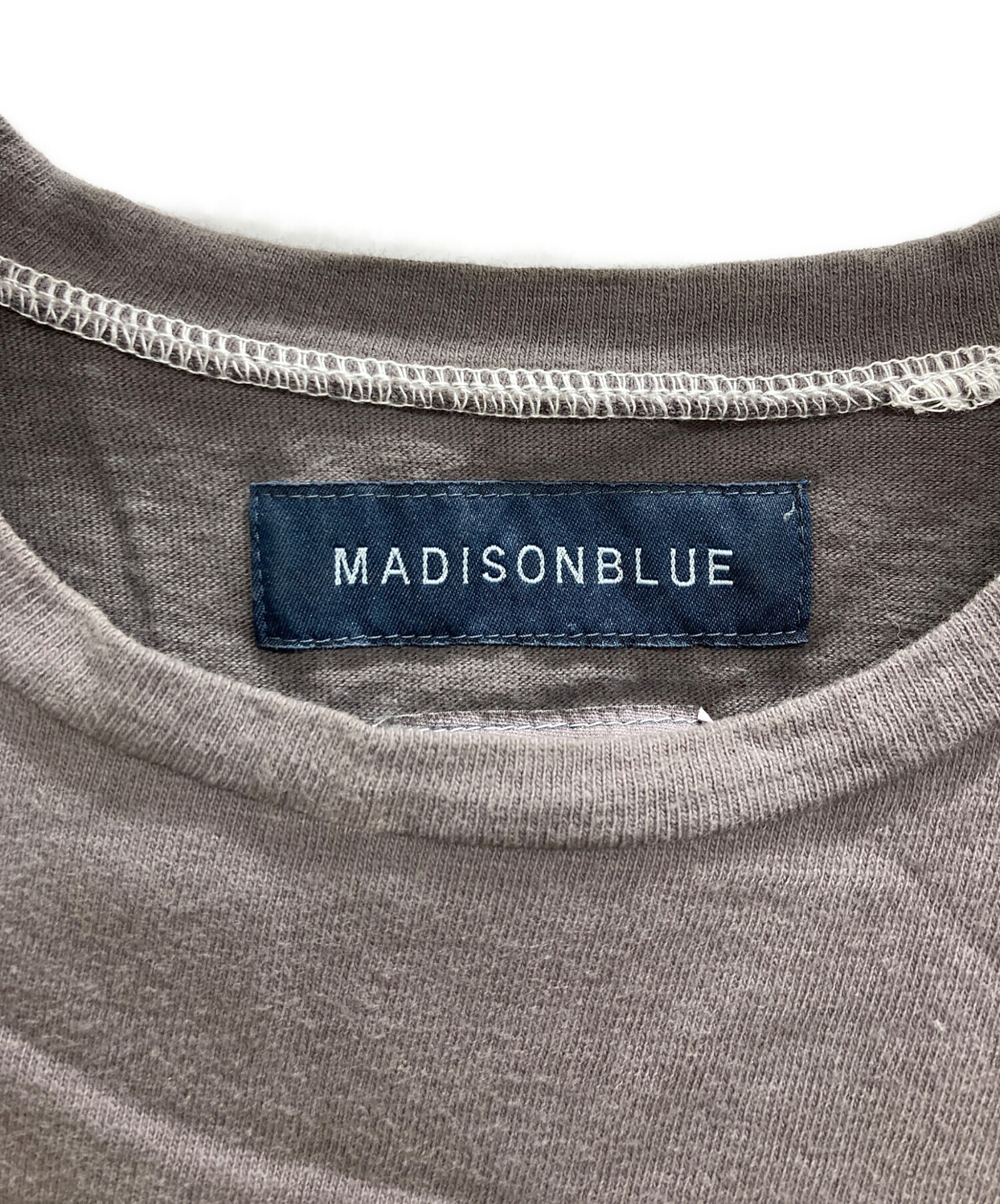 中古・古着通販】MADISON BLUE (マディソンブルー) HELLO NOSLEEVE TEE 