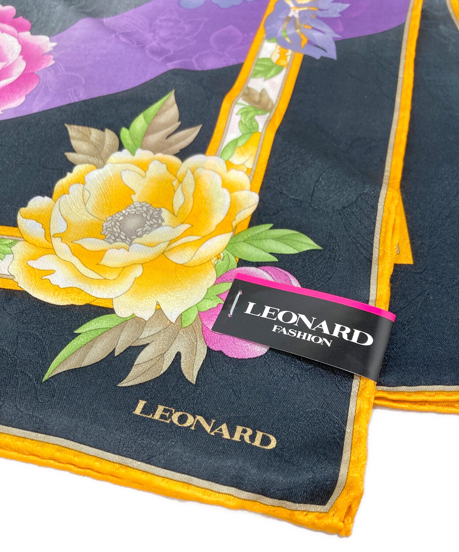 中古・古着通販】LEONARD (レオナール) ストール ブラック｜ブランド