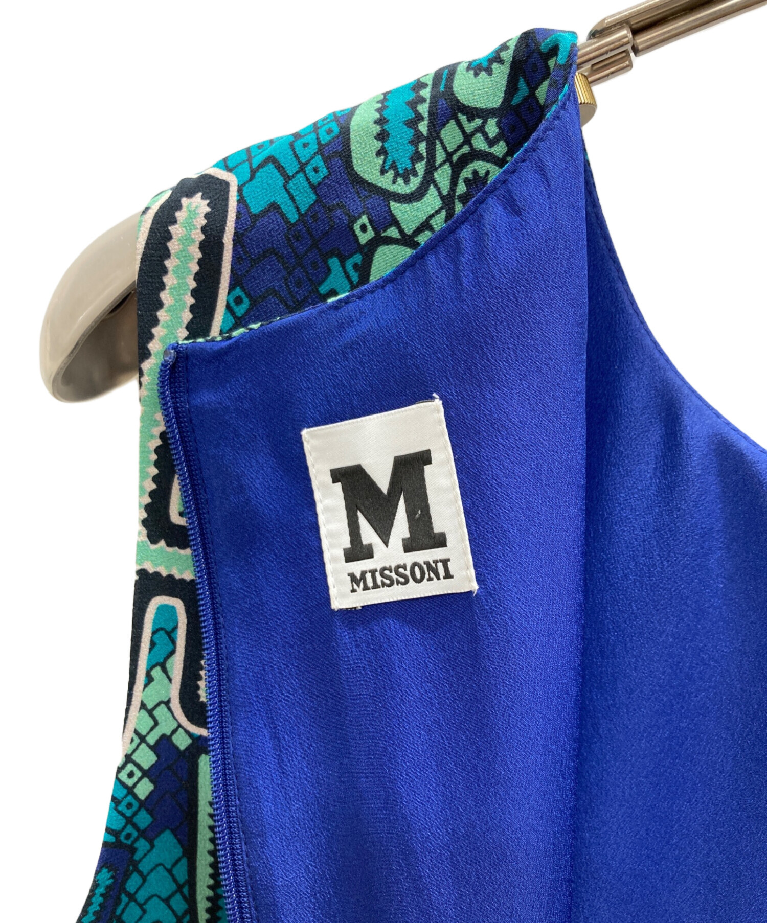 中古・古着通販】MISSONI (ミッソーニ) ワンピース グリーン サイズ:40