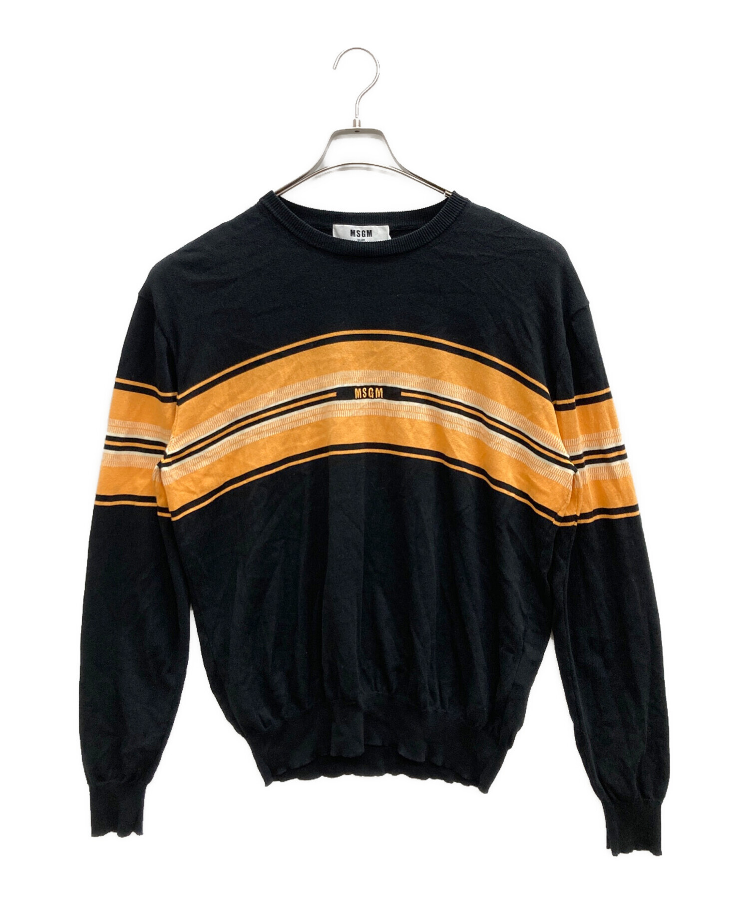 中古・古着通販】MSGM (エムエスジーエム) ニット ブラック サイズ:M 