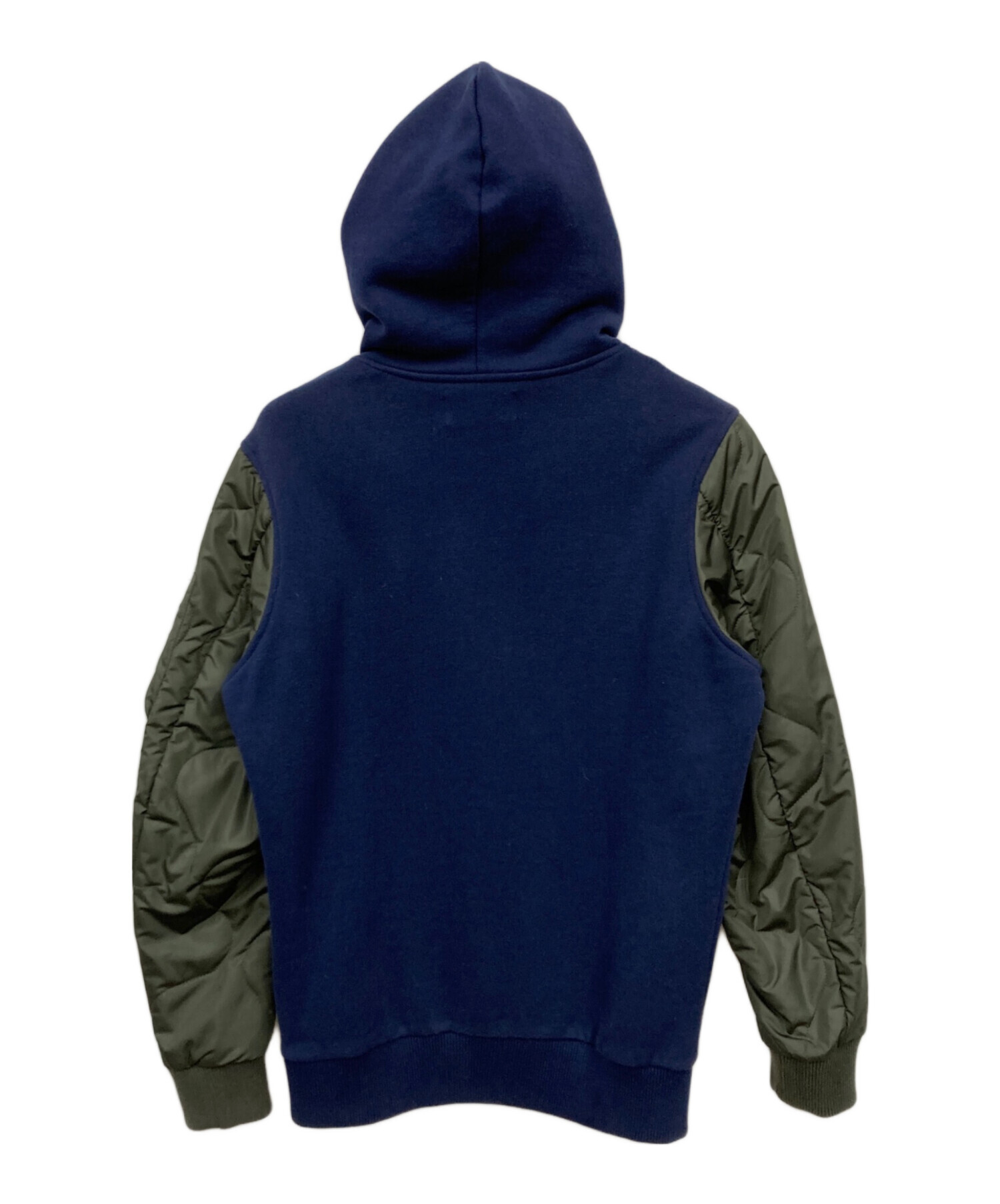 中古・古着通販】DIESEL (ディーゼル) 切替パーカー ネイビー サイズ:S