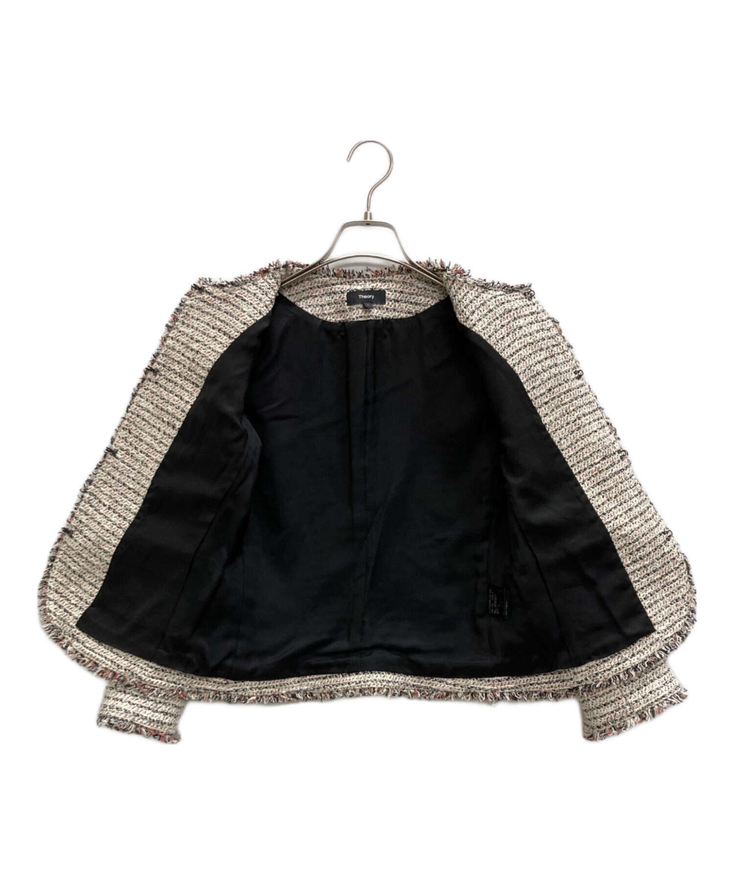 hira様セオリー22年 Ocean Tweed Feminine Slim 中古・古着通販】theory (セオリー) Preston Tweed Feminine Slim JKT