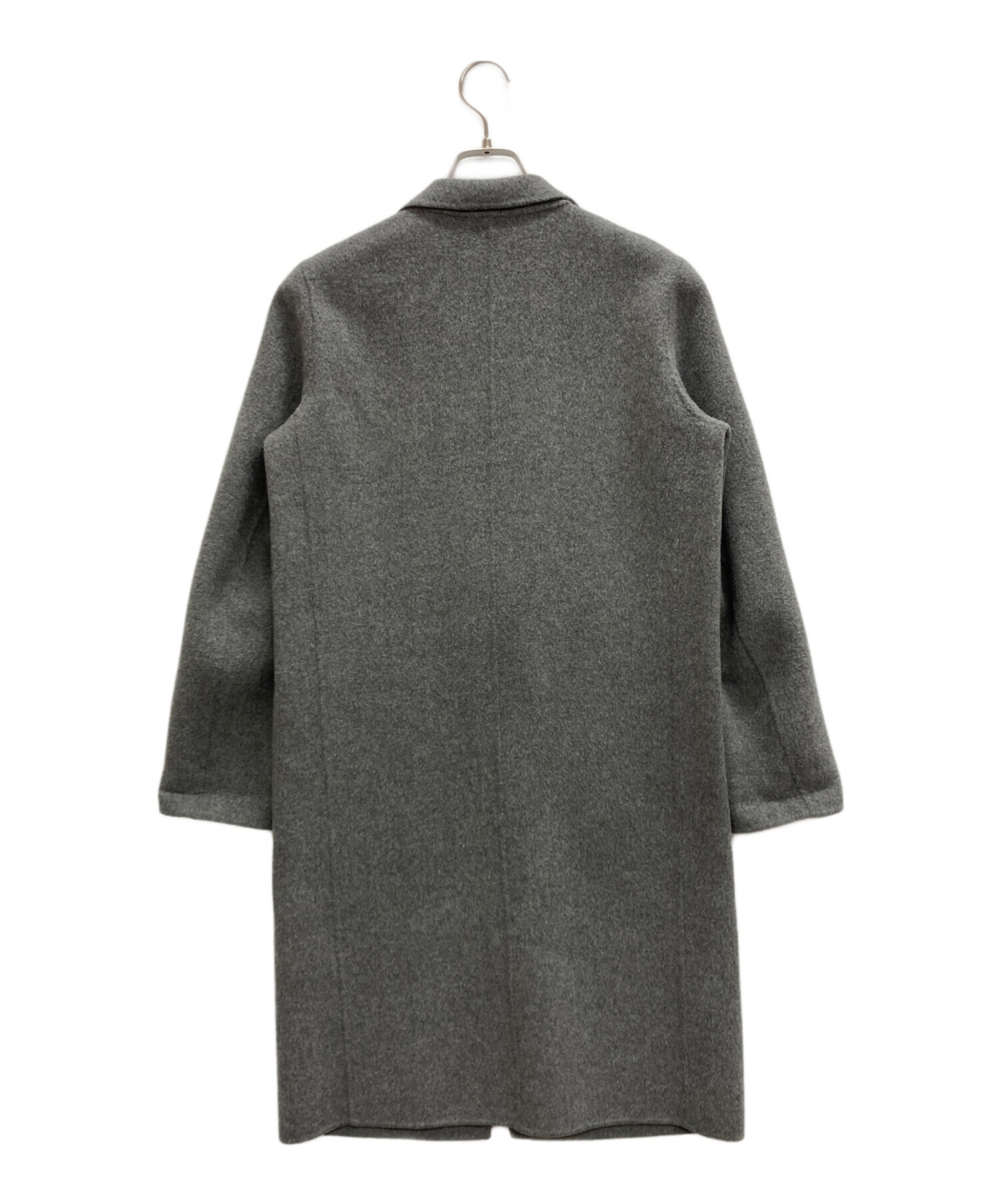 中古・古着通販】theory (セオリー) カシミヤ混コート グレー サイズ:S 