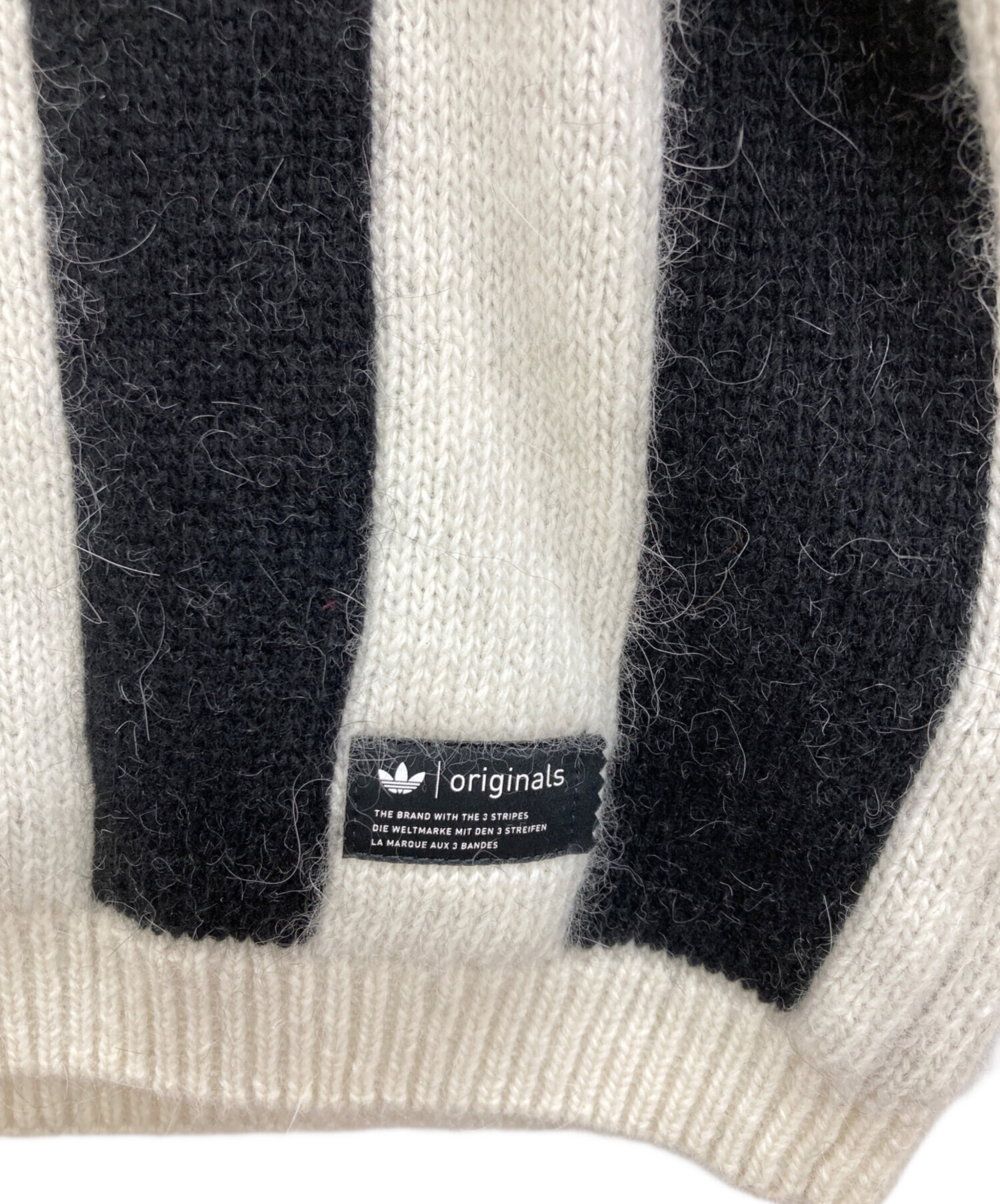 中古・古着通販】adidas (アディダス) ニット ホワイト サイズ:XL 