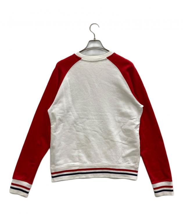 中古・古着通販】BALMAIN (バルマン) サークルロゴスウェット レッド 