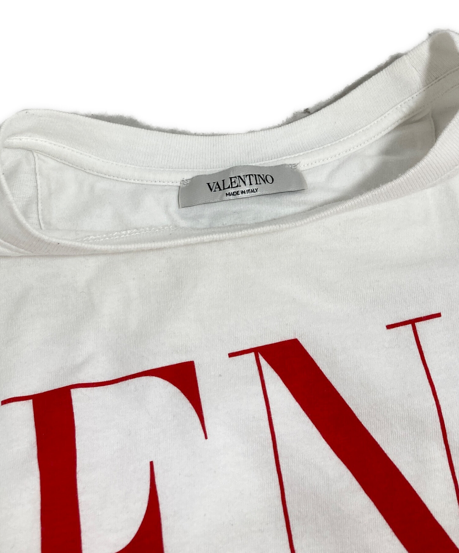 中古・古着通販】VALENTINO (ヴァレンティノ) ロゴプリントTシャツ