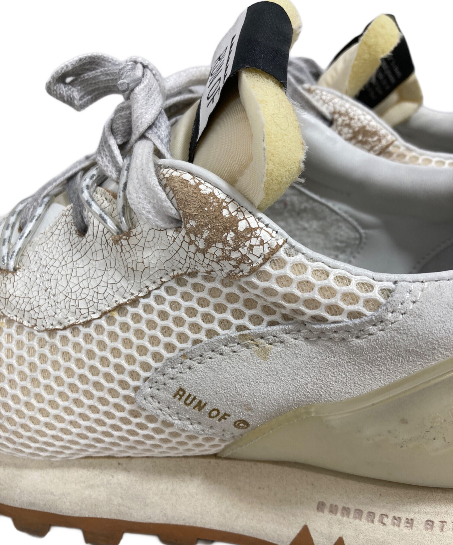 中古・古着通販】RUN OF (ランオブ) スニーカー ホワイト サイズ:42