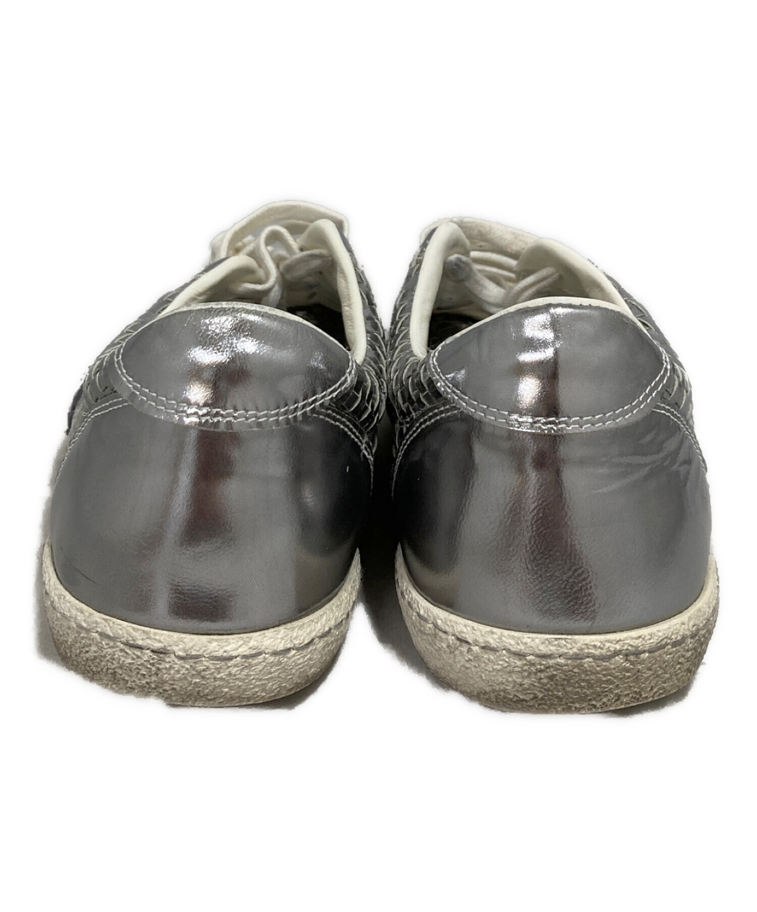 中古・古着通販】MONCLER (モンクレール) スニーカー シルバー サイズ 