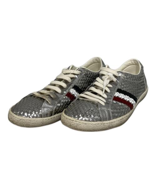 中古・古着通販】MONCLER (モンクレール) スニーカー シルバー サイズ 