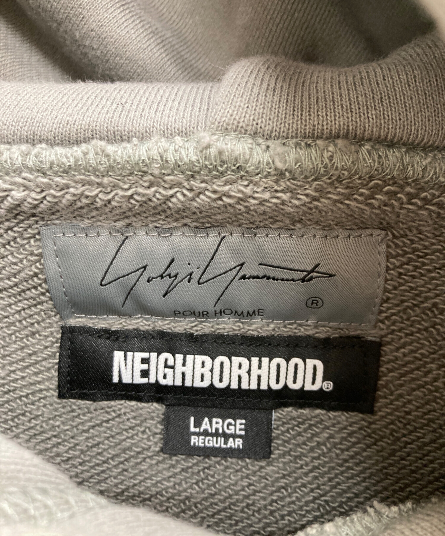 NEIGHBORHOOD. グレー トレーナー L 中古・古着通販】YOHJI YAMAMOTO (ヨウジヤマモト) NEIGHBORHOOD