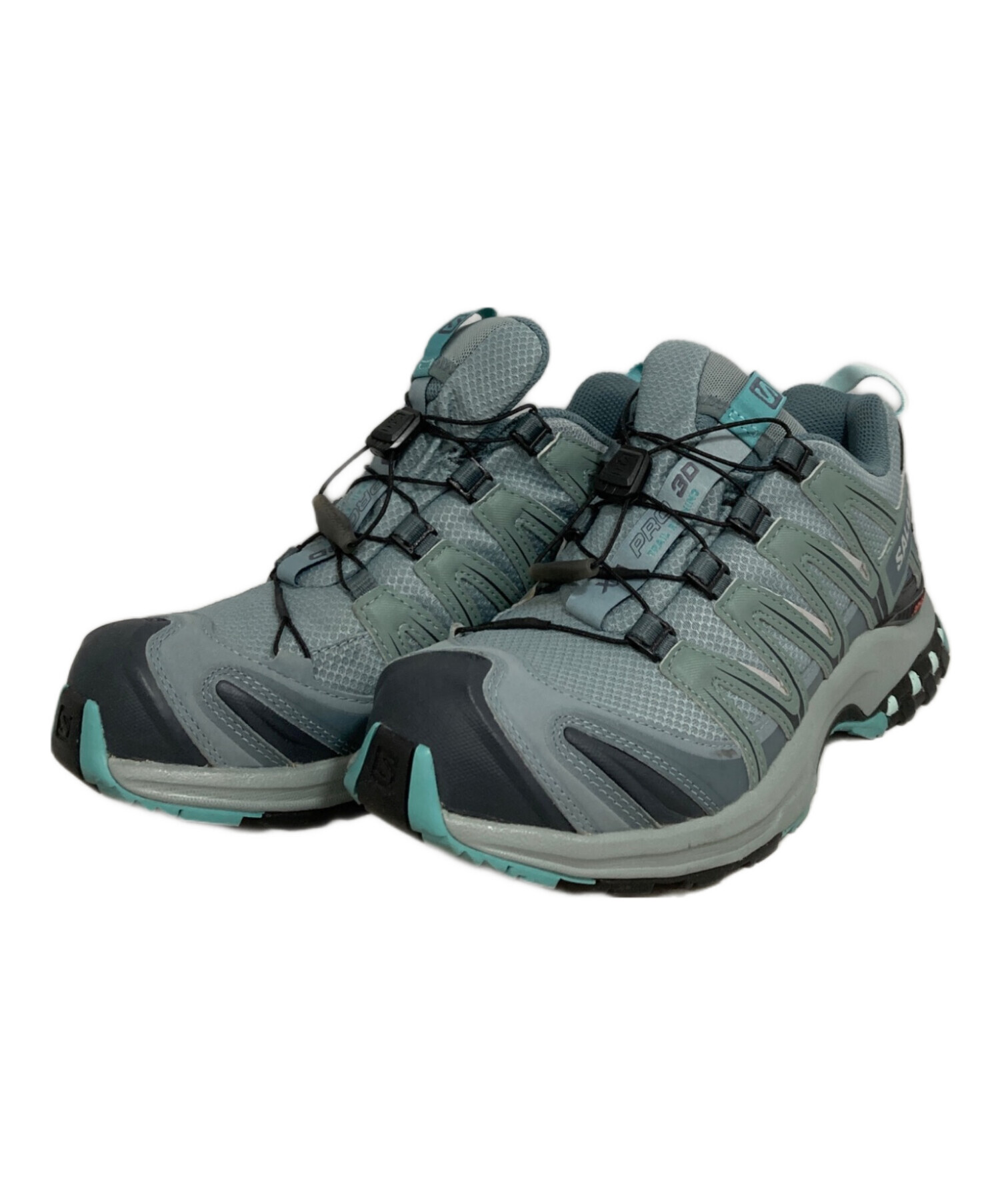 Salomon クライミングシューズ グレー/ミント 中古・古着通販】SALOMON (サロモン) スニーカー ミントグリーン