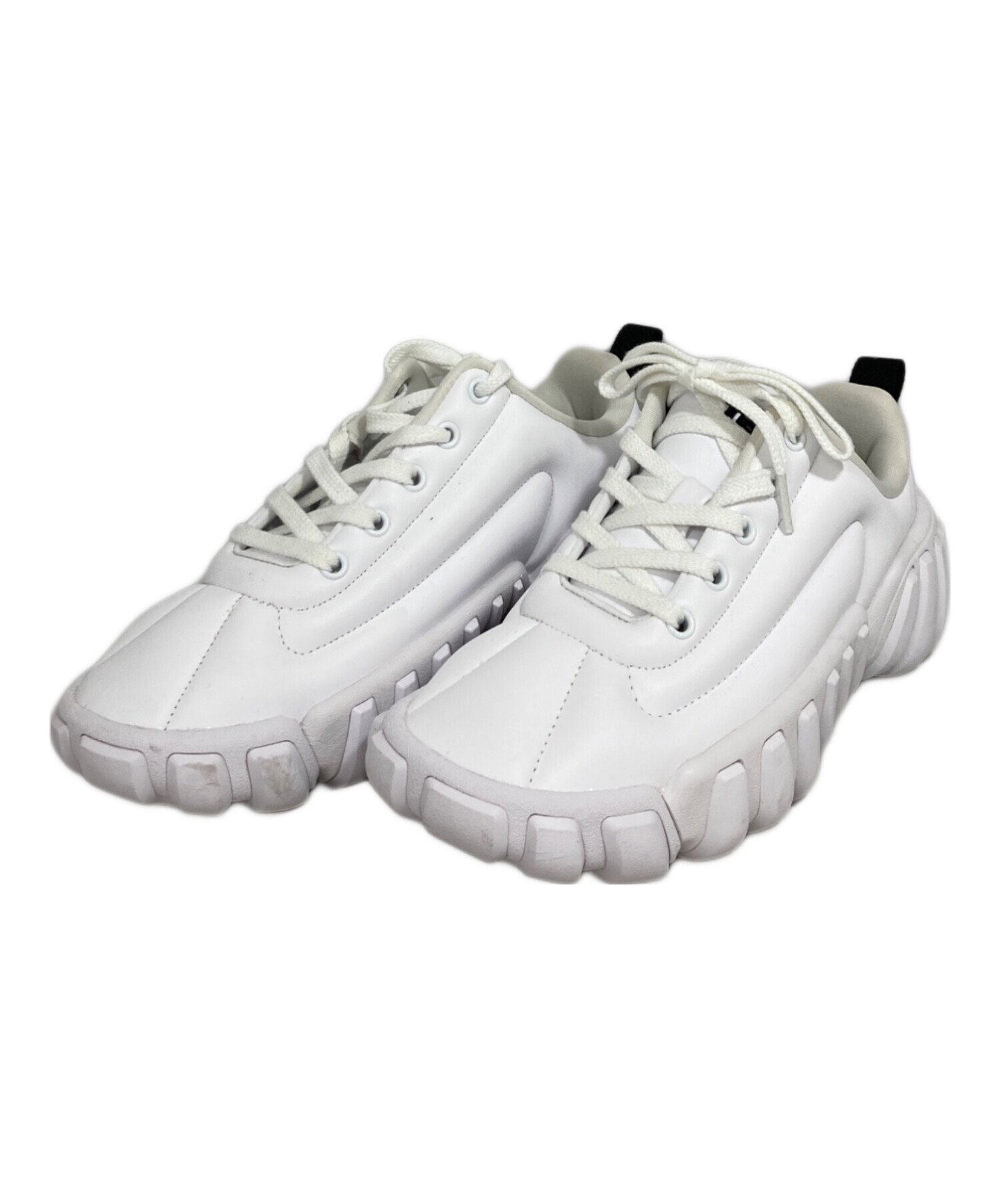 【OHGA】SQUARE PUFF ホワイト SQUARE PUFF OHGA