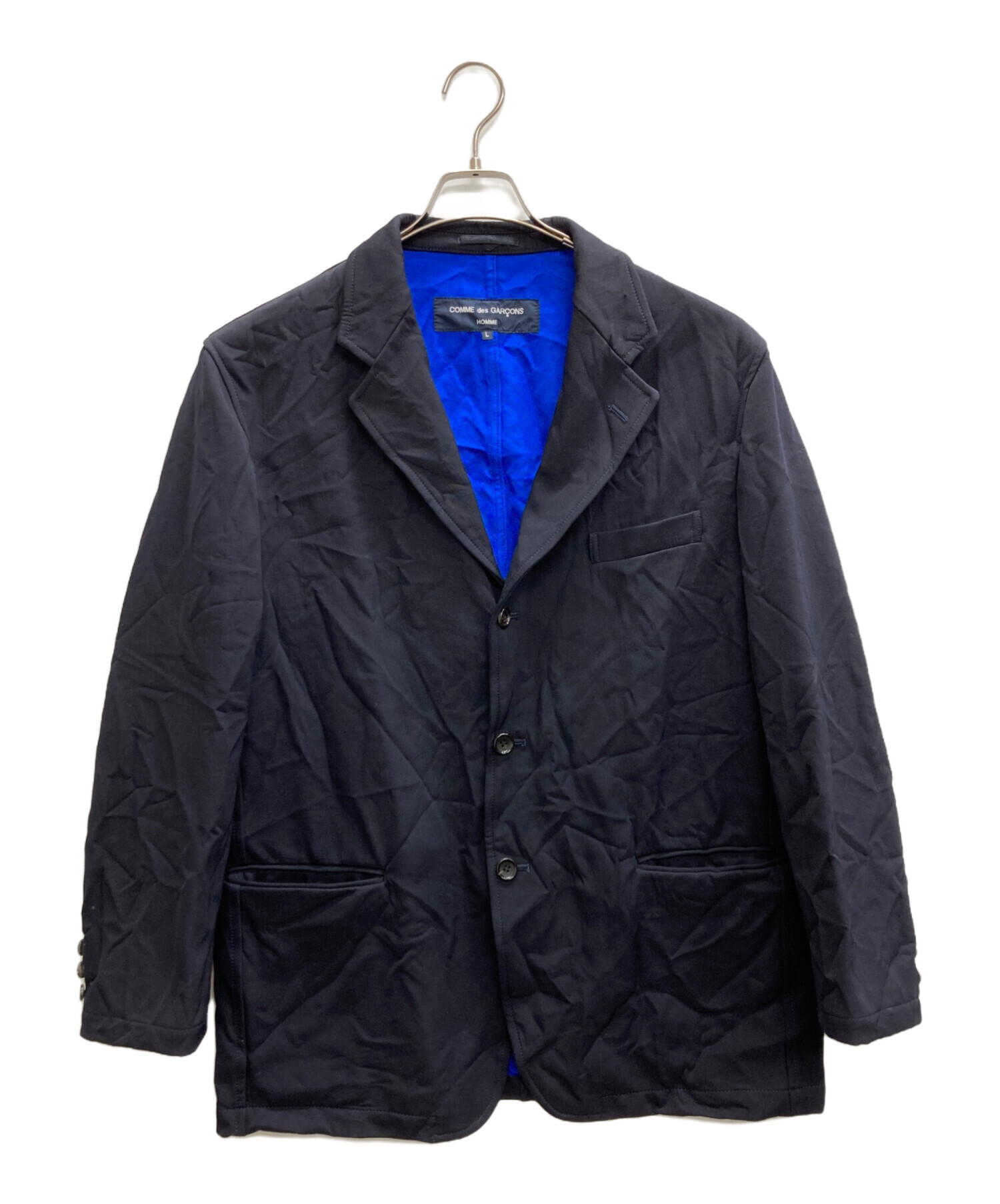 ネイビー HOMME GARÇONS des COMME テーラードジャケット 18SSテーラード HOMME(コムデギャルソンオム) GARCONS des COMME ジャケット・アウター