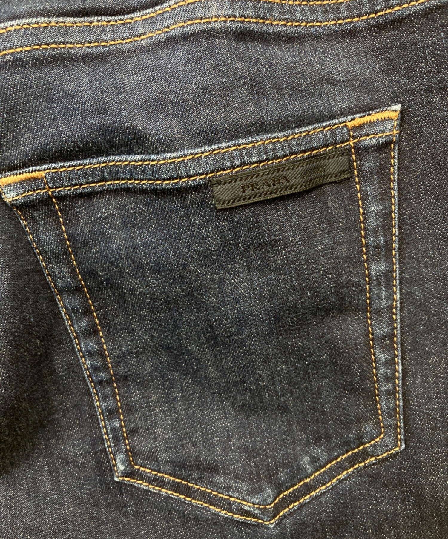 中古・古着通販】PRADA (プラダ) スキニーデニムパンツ インディゴ