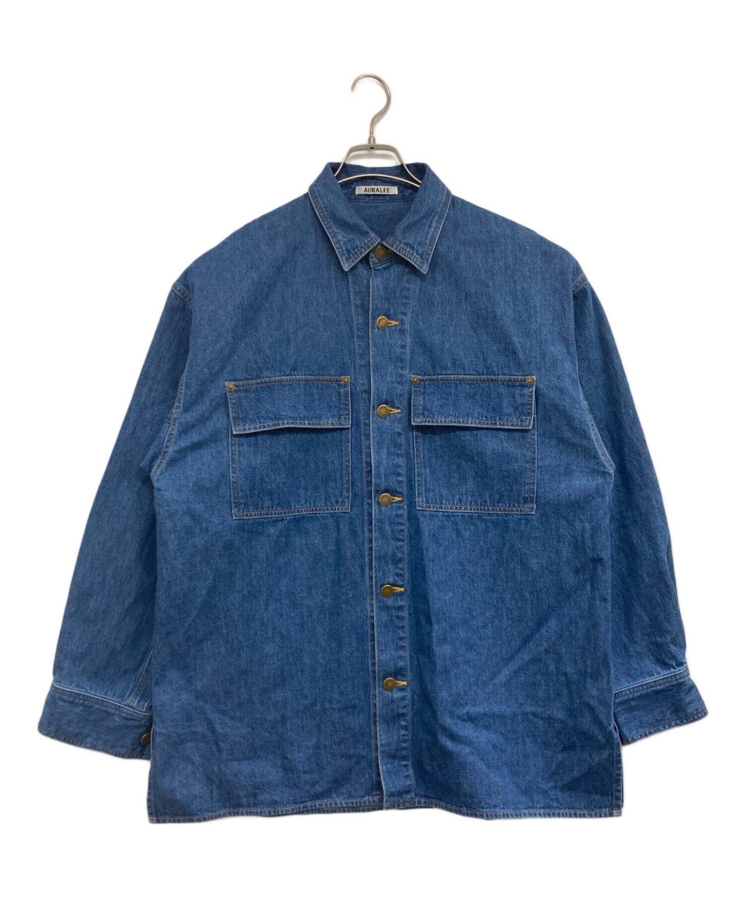中古・古着通販】AURALEE (オーラリー) SELVEDGE LIGHT OZ DENIM SHIRT