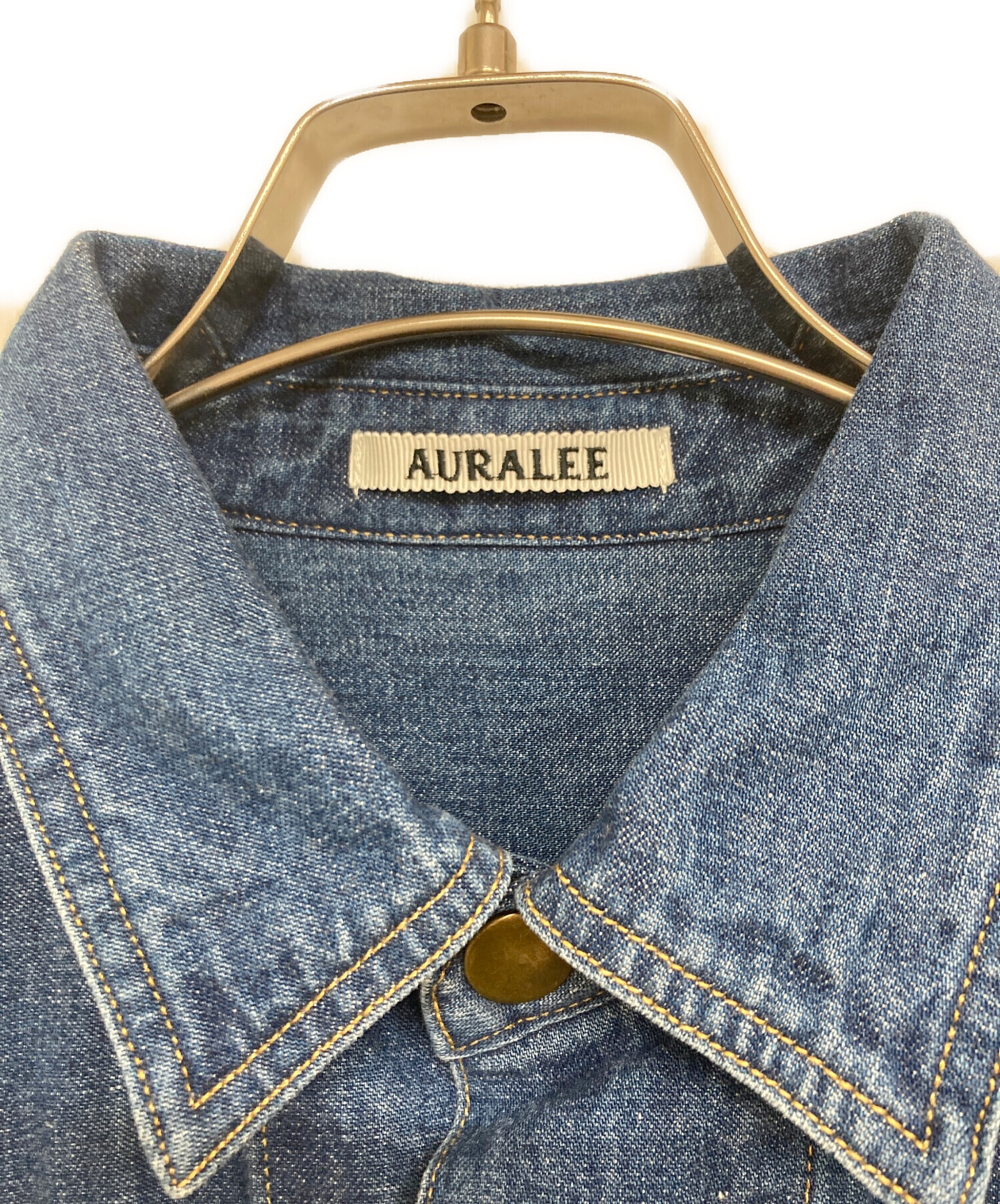 中古・古着通販】AURALEE (オーラリー) SELVEDGE LIGHT OZ DENIM SHIRT