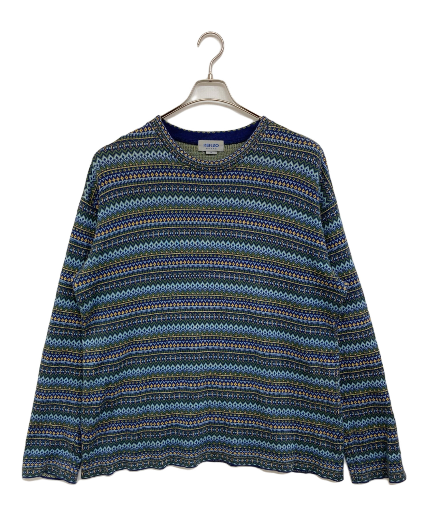 中古・古着通販】KENZO (ケンゾー) ニット ネイビー サイズ:LA 