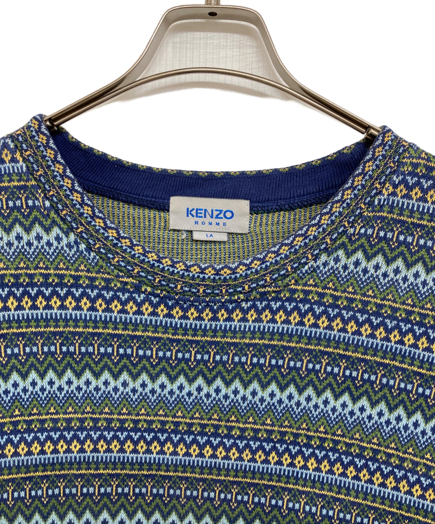 中古・古着通販】KENZO (ケンゾー) ニット ネイビー サイズ:LA 