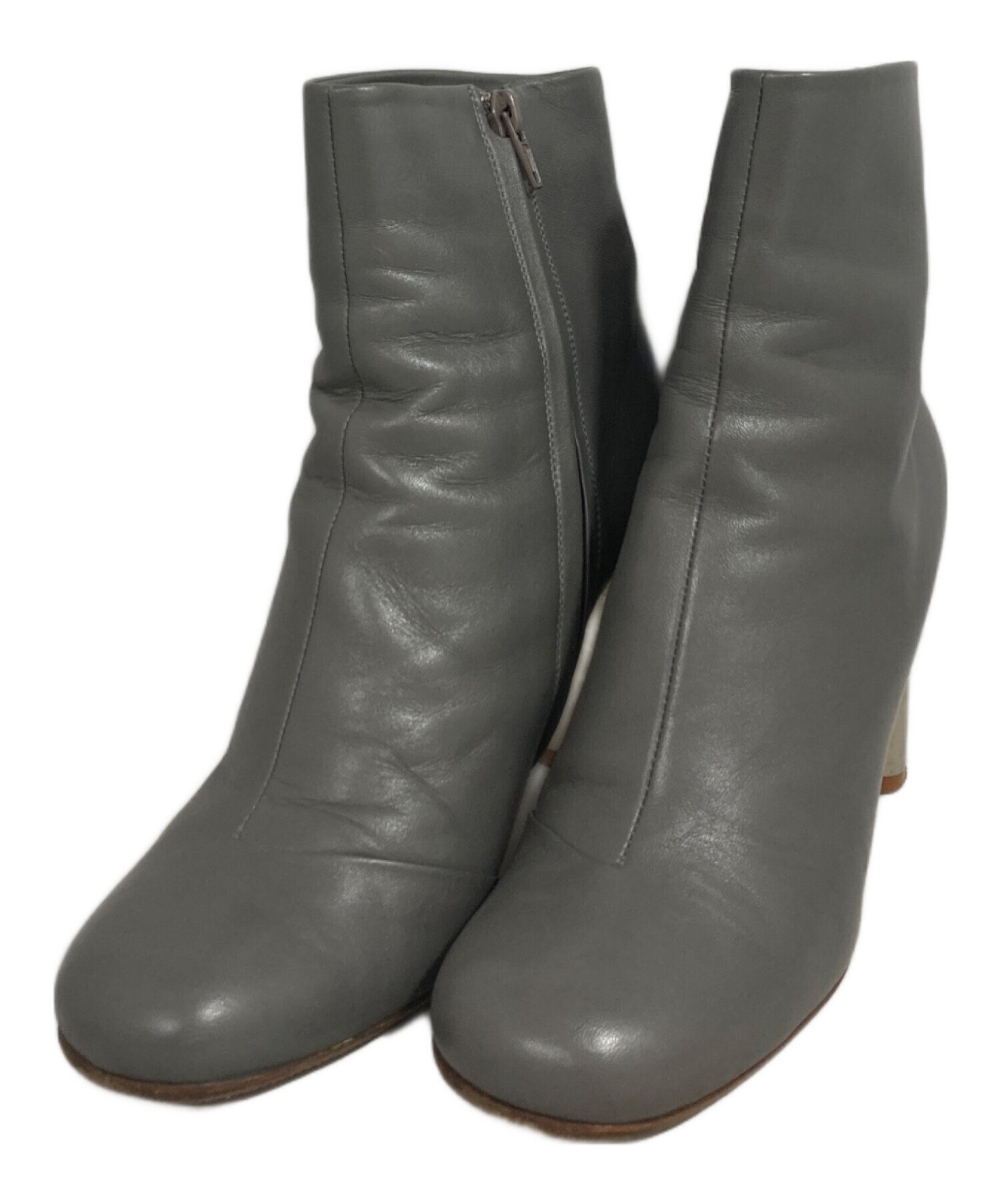 中古・古着通販】CELINE (セリーヌ) メタルヒールサイドジップブーツ 