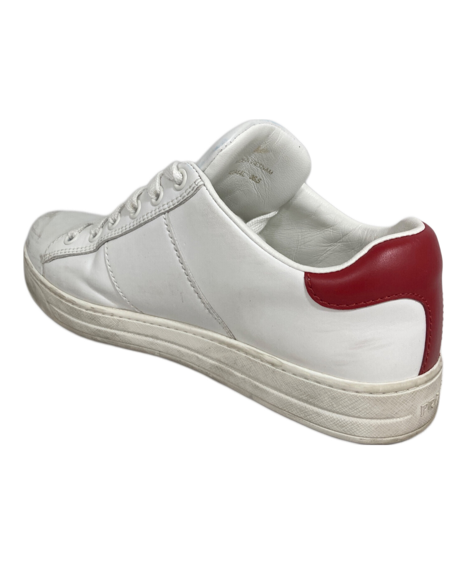 中古・古着通販】PRADA (プラダ) スニーカー ホワイト サイズ:36.5