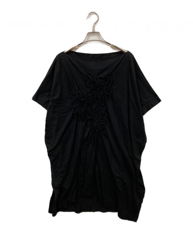 meISSEYMIYAKEミーイッセイミヤケ黒チュニックワンピースレイヤードにも 中古・古着通販】me ISSEY MIYAKE (ミーイッセイ ミヤケ) ワンピース
