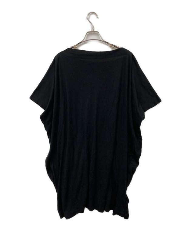meISSEYMIYAKEミーイッセイミヤケ黒チュニックワンピースレイヤードにも 中古・古着通販】me ISSEY MIYAKE (ミーイッセイ ミヤケ) ワンピース