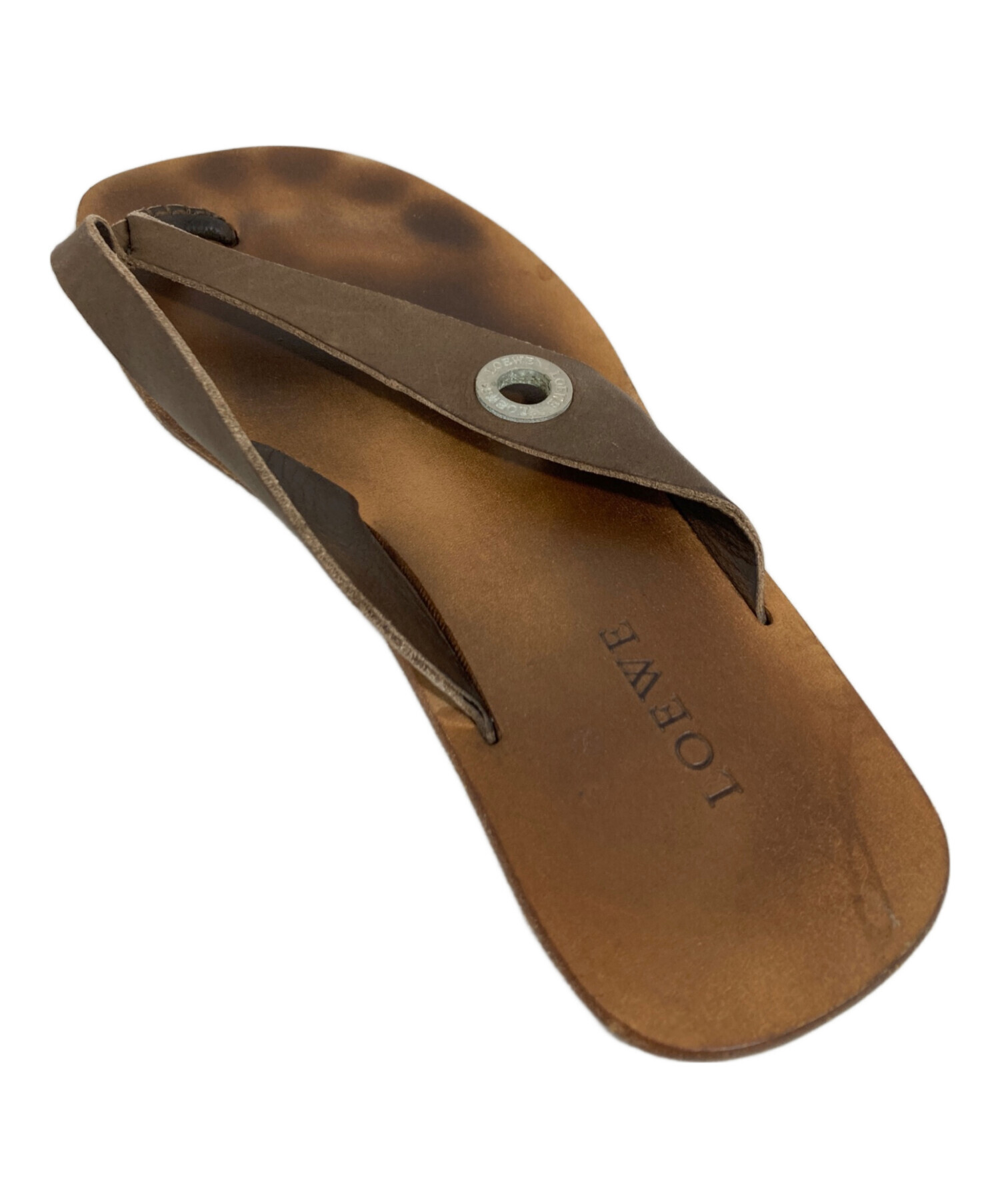 LOEWE サンダル サイズ41 メンズ 中古・古着通販】LOEWE (ロエベ) サンダル ブラウン サイズ:41