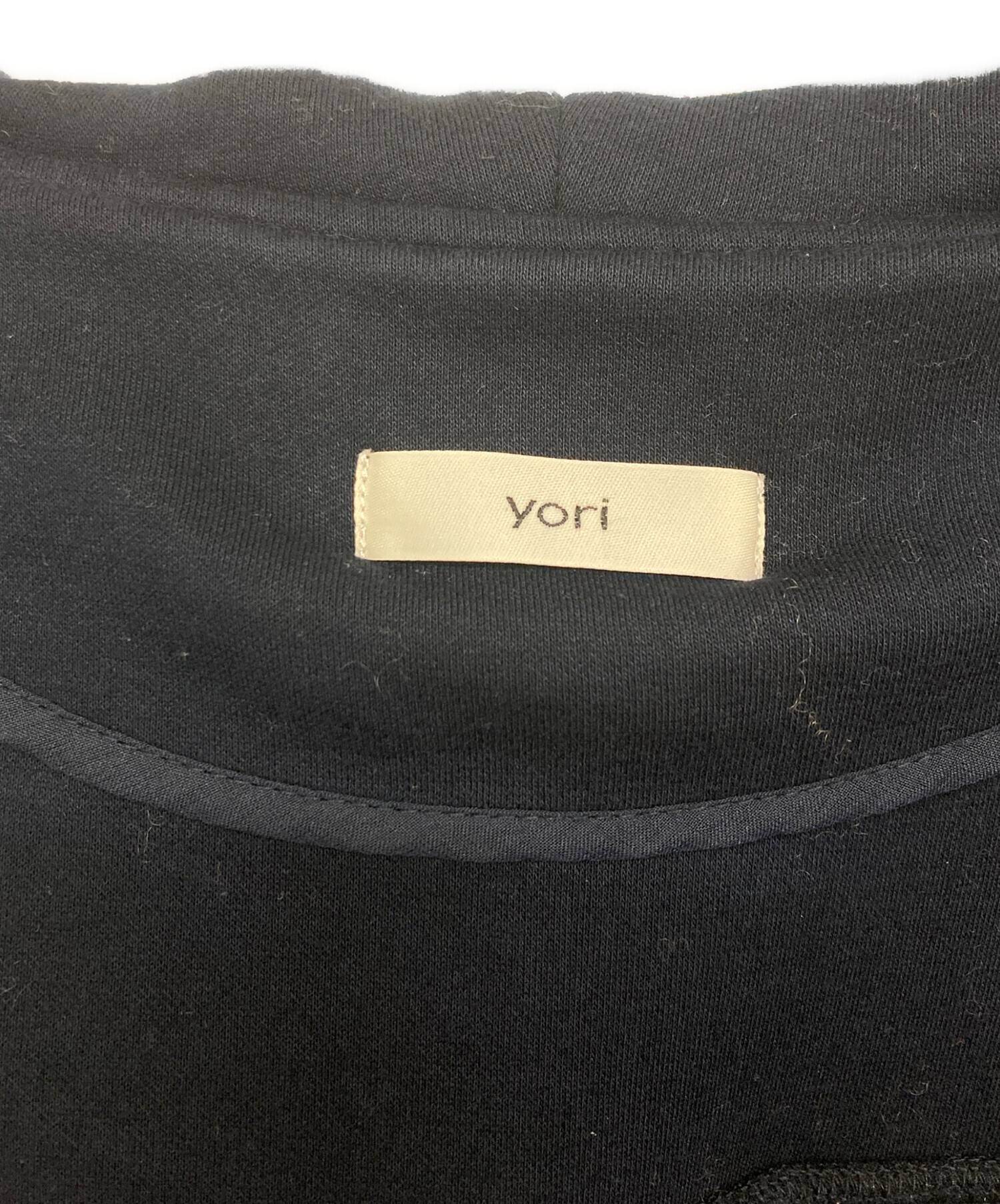 中古・古着通販】yori (ヨリ) パーカー ネイビー サイズ:F｜ブランド