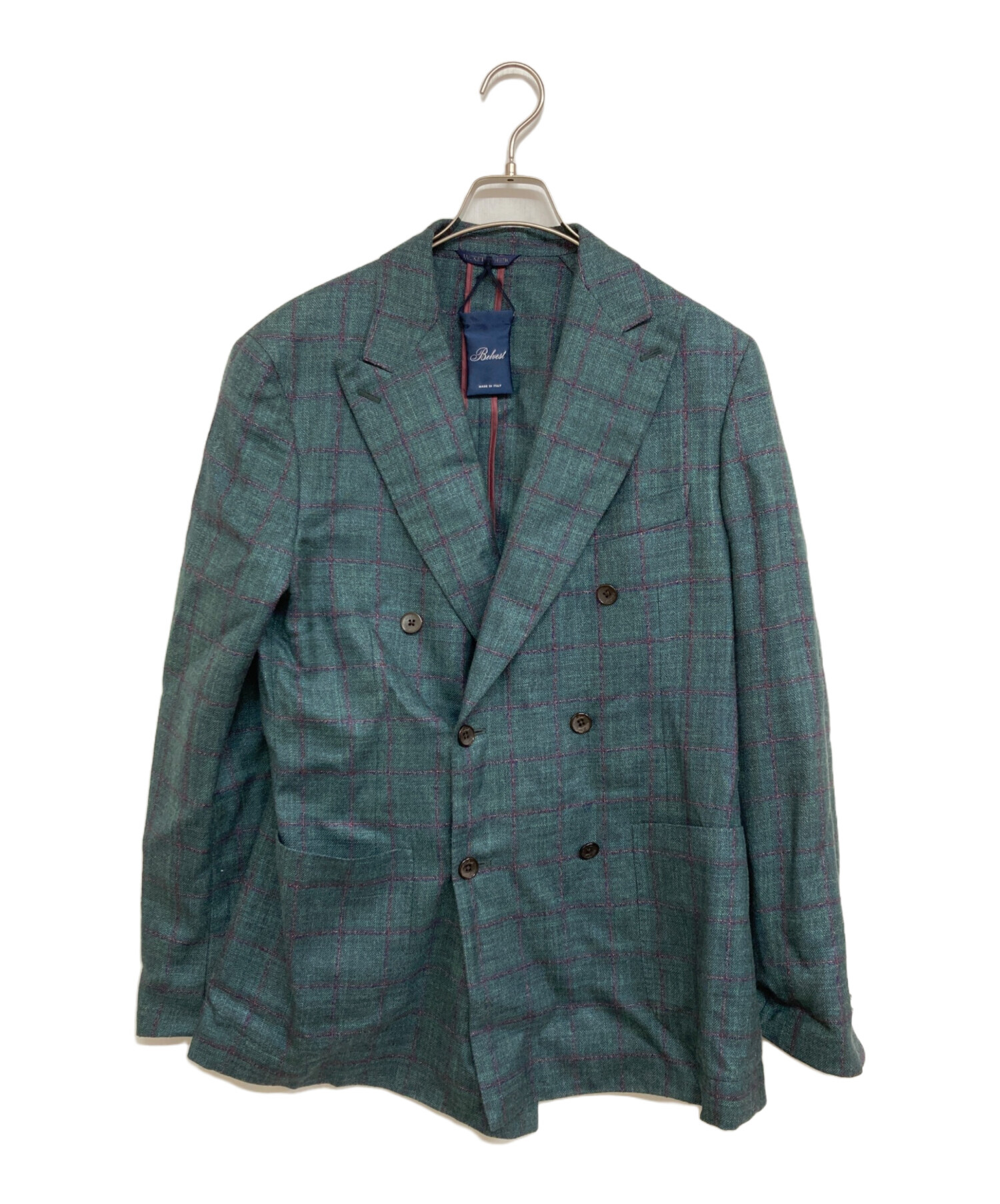 中古・古着通販】Belvest (ベルヴェスト) ウールシルクリネン ダブル
