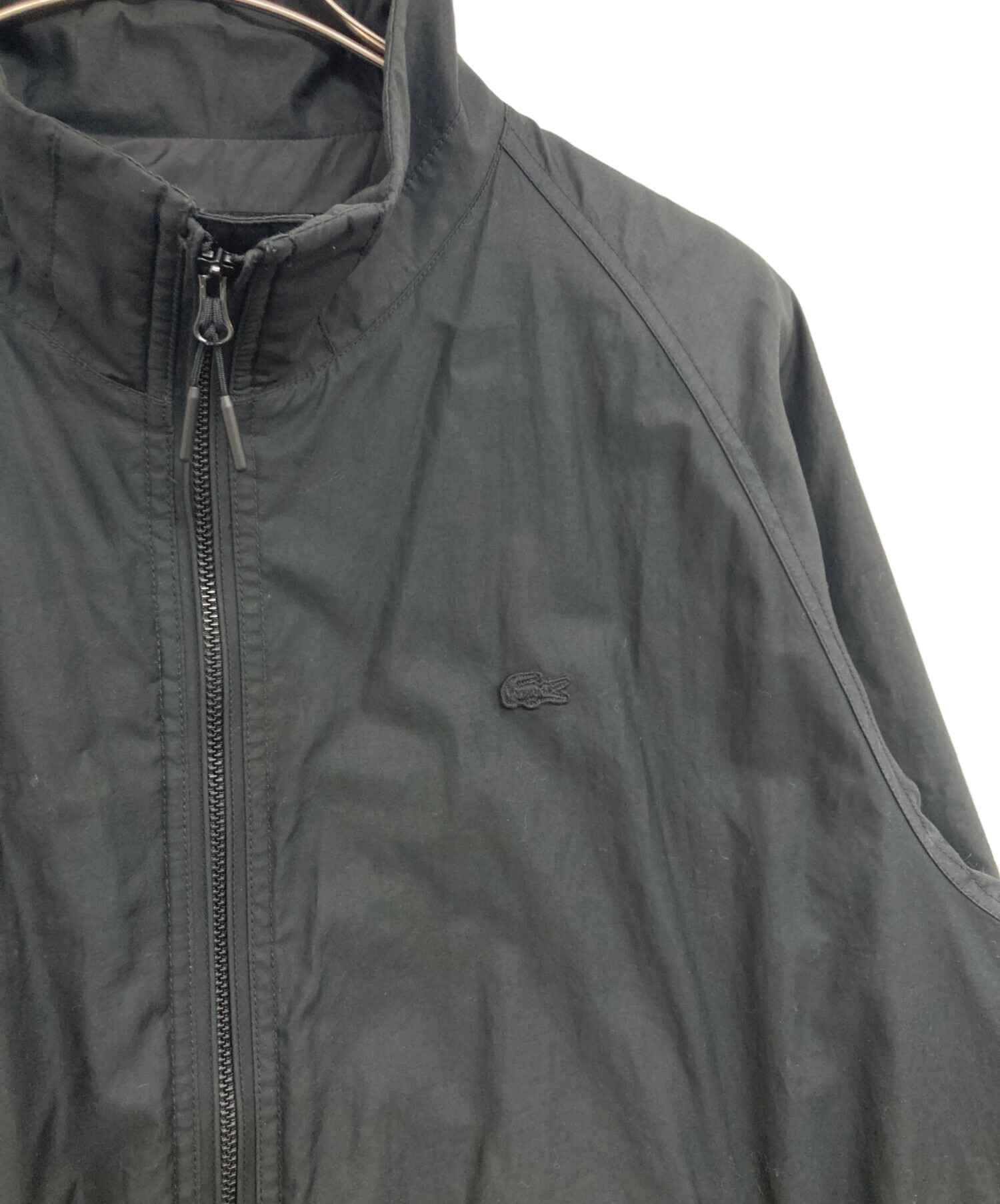 中古・古着通販】LACOSTE (ラコステ) 撥水コットンブルゾン ブラック