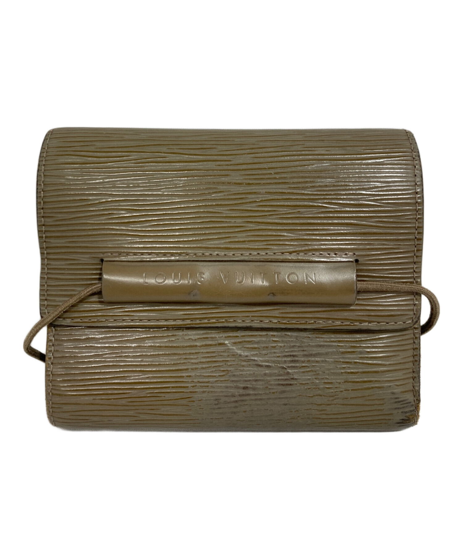 中古・古着通販】LOUIS VUITTON (ルイ ヴィトン) 3つ折り財布 グレー 