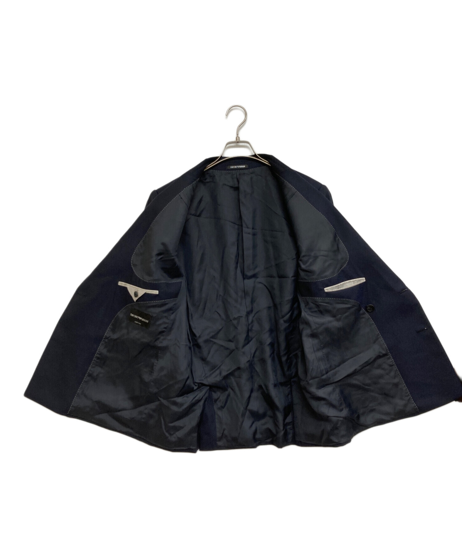 【値下げ】【新品未使用品】EMPORIO ARMANI シルク込　ダブルブレスト 中古・古着通販】EMPORIO ARMANI (エンポリオアルマーニ) ダブル