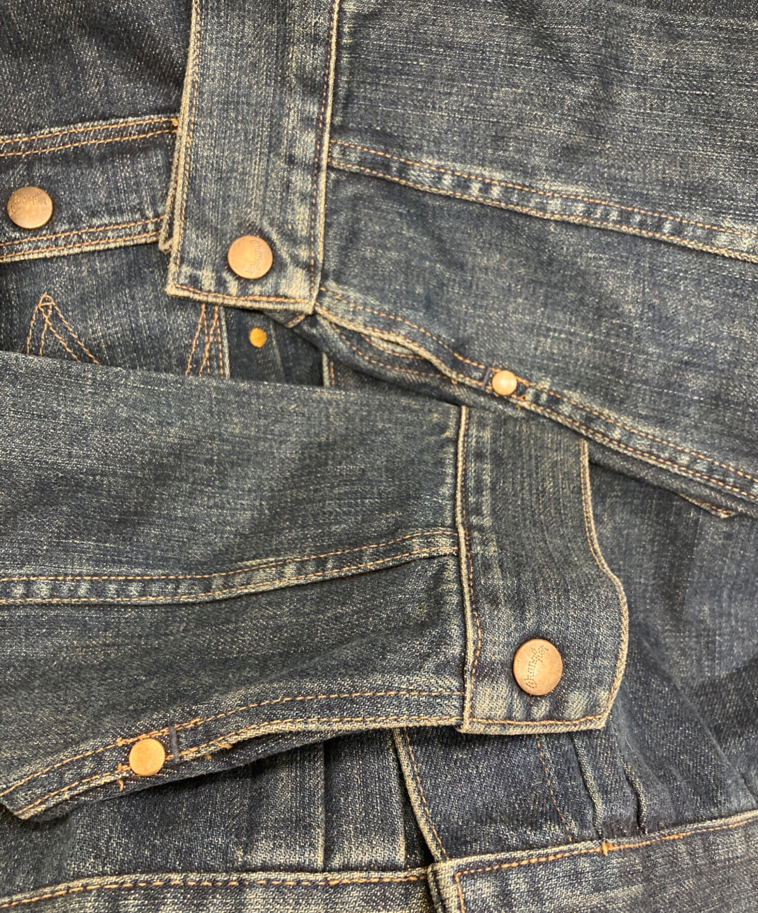 Wrangler デニムジャケット 38サイズ 中古・古着通販】Wrangler (ラングラー) デニムジャケット