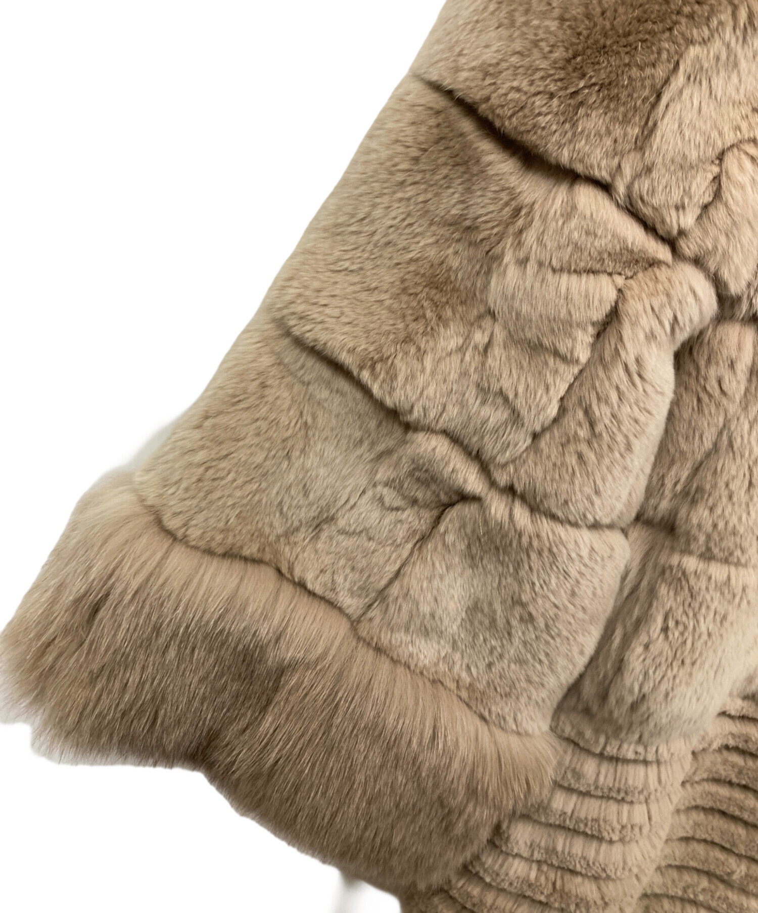 グレースクラス　リアルファーコート　size36 中古・古着通販】GRACE CLASS (グレースクラス) ファーコート ベージュ