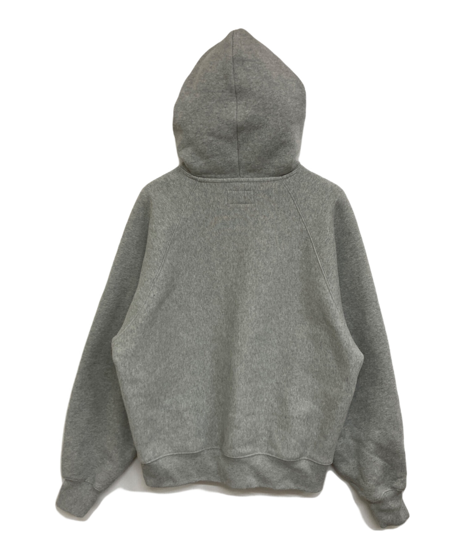 stussy RELAXED ZIP HOODIE グレー 中古・古着通販】stussy (ステューシー) RELAXED HOODIE グレー サイズ
