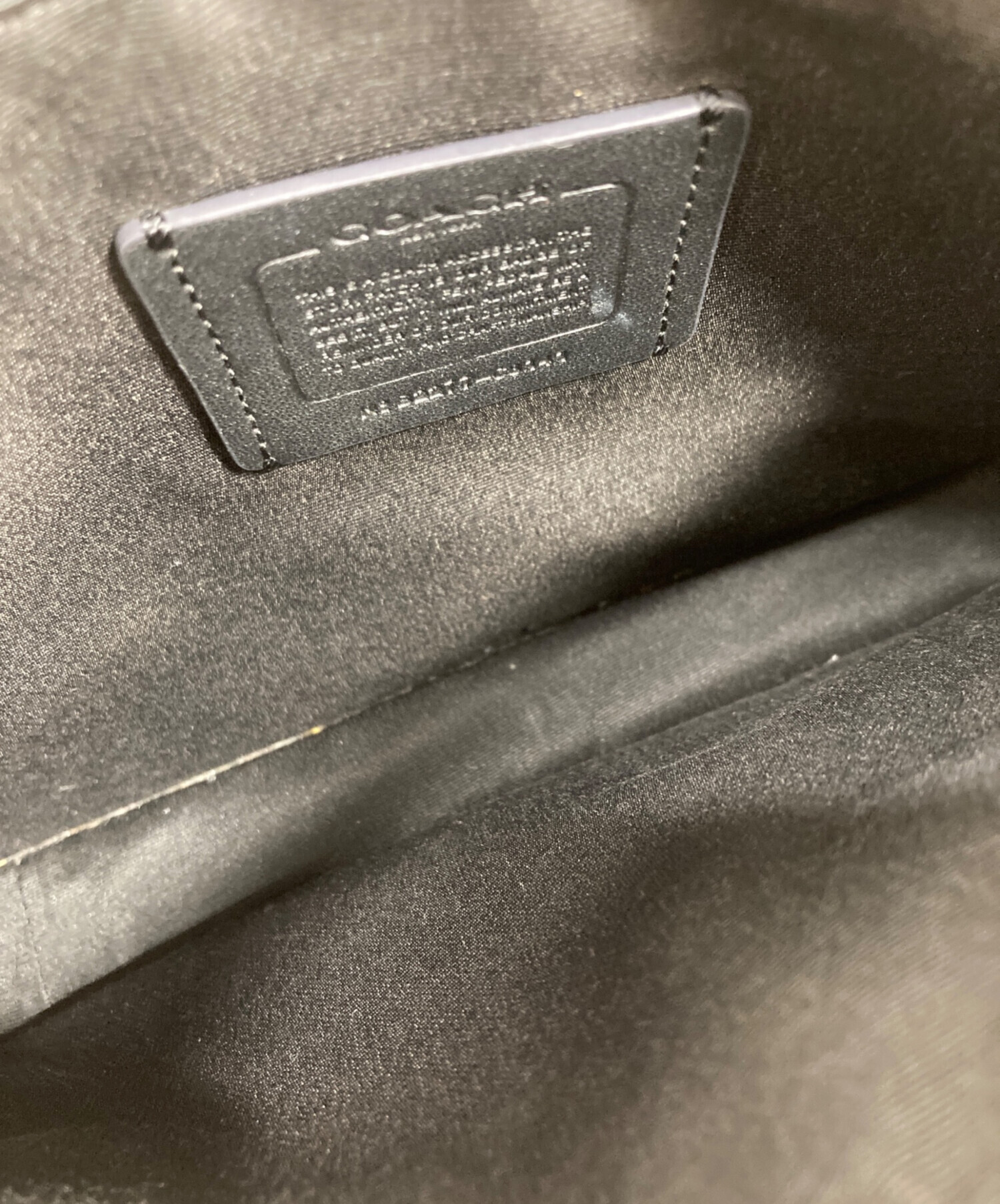 COACHシグネーチャーショルダーバッグ　未使用 中古・古着通販】COACH (コーチ) シグネチャーショルダーバッグ