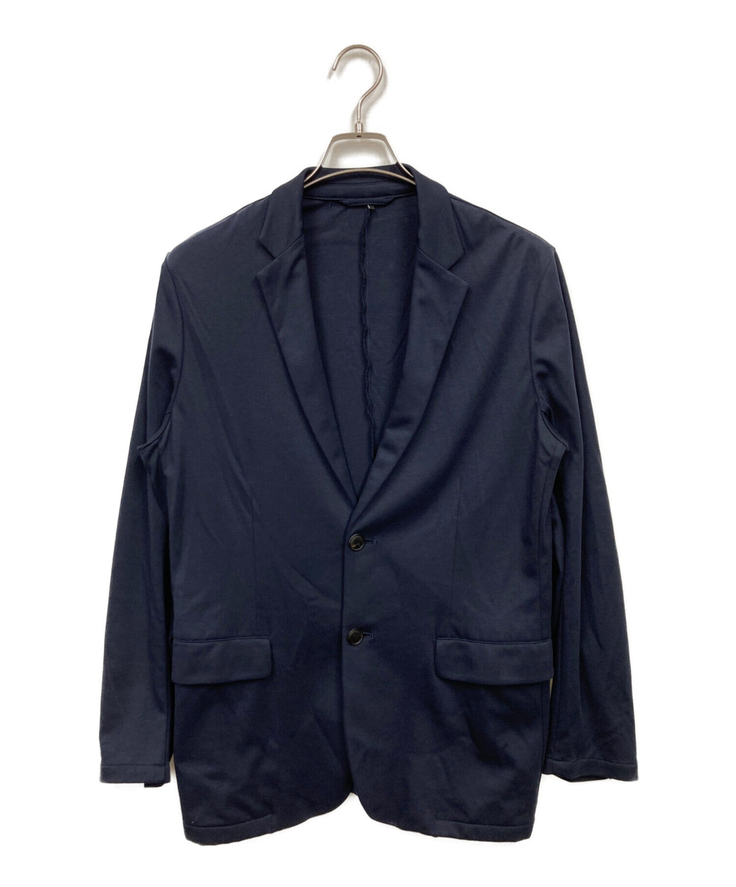 ✨新品タグ付き✨アルマーニ　テーラードジャケット 40 ネイビー ストレッチ 中古・古着通販】EMPORIO ARMANI (エンポリオ アルマーニ) テーラード