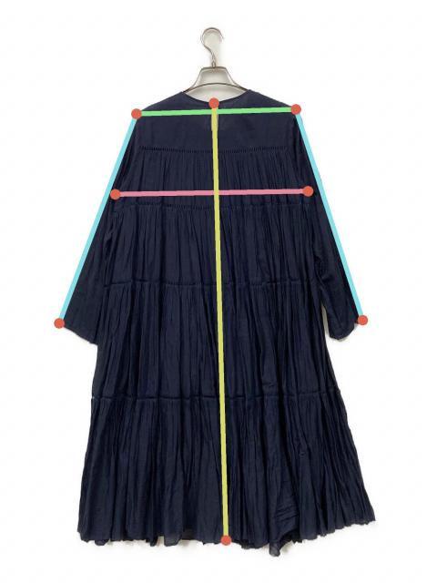 中古・古着通販】ne quittez pas (ヌキテパ) ワンピース ネイビー