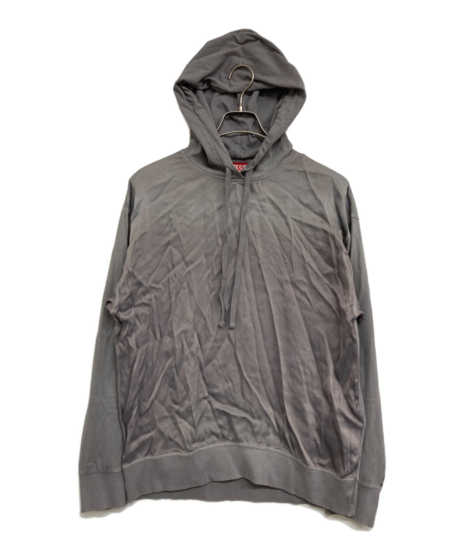 中古・古着通販】DIESEL (ディーゼル) パーカー グレー サイズ:M 未 
