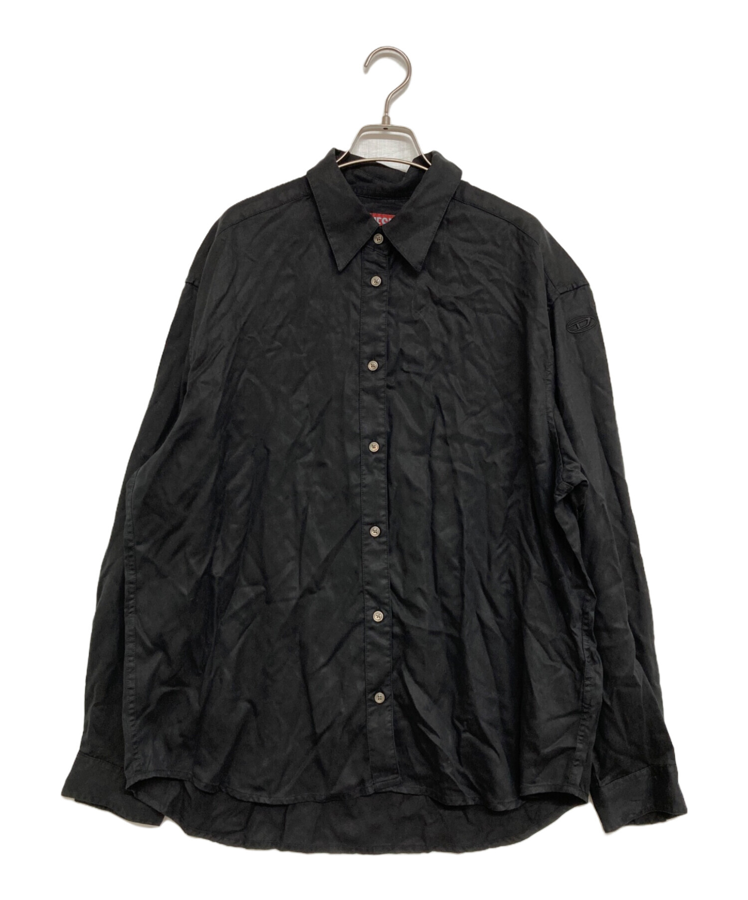 中古・古着通販】DIESEL (ディーゼル) シャツ ブラック サイズ:42 未 