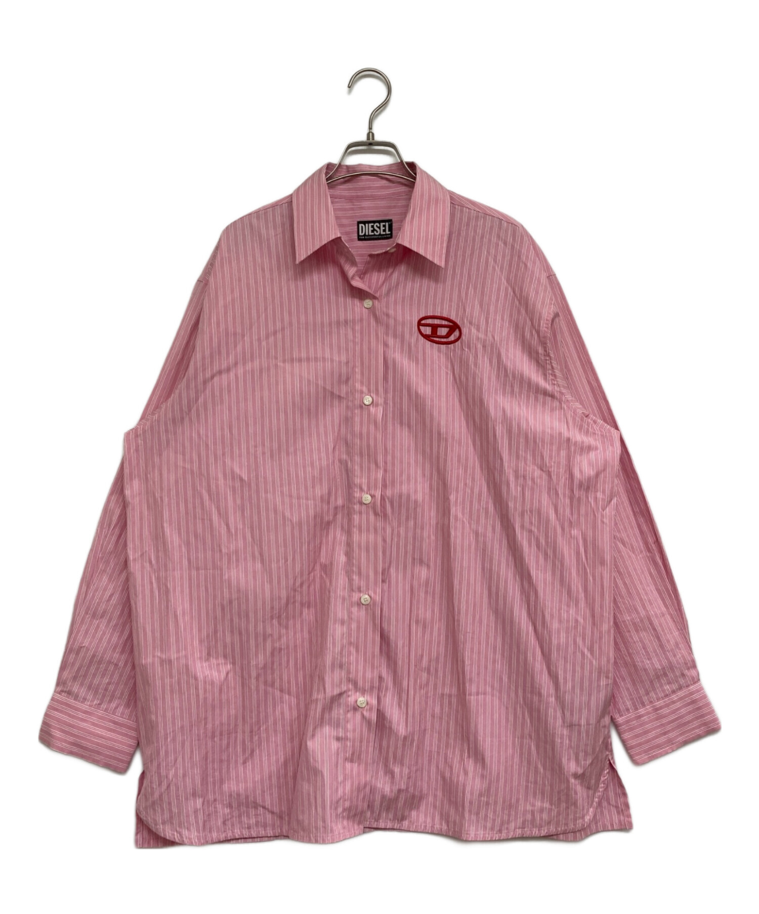 DIESEL ディーゼル カーディガン M ピンクx赤 【古着】【中古】 Amazon | [Diesel] [ディーゼル] レディース ニット カーディガン M