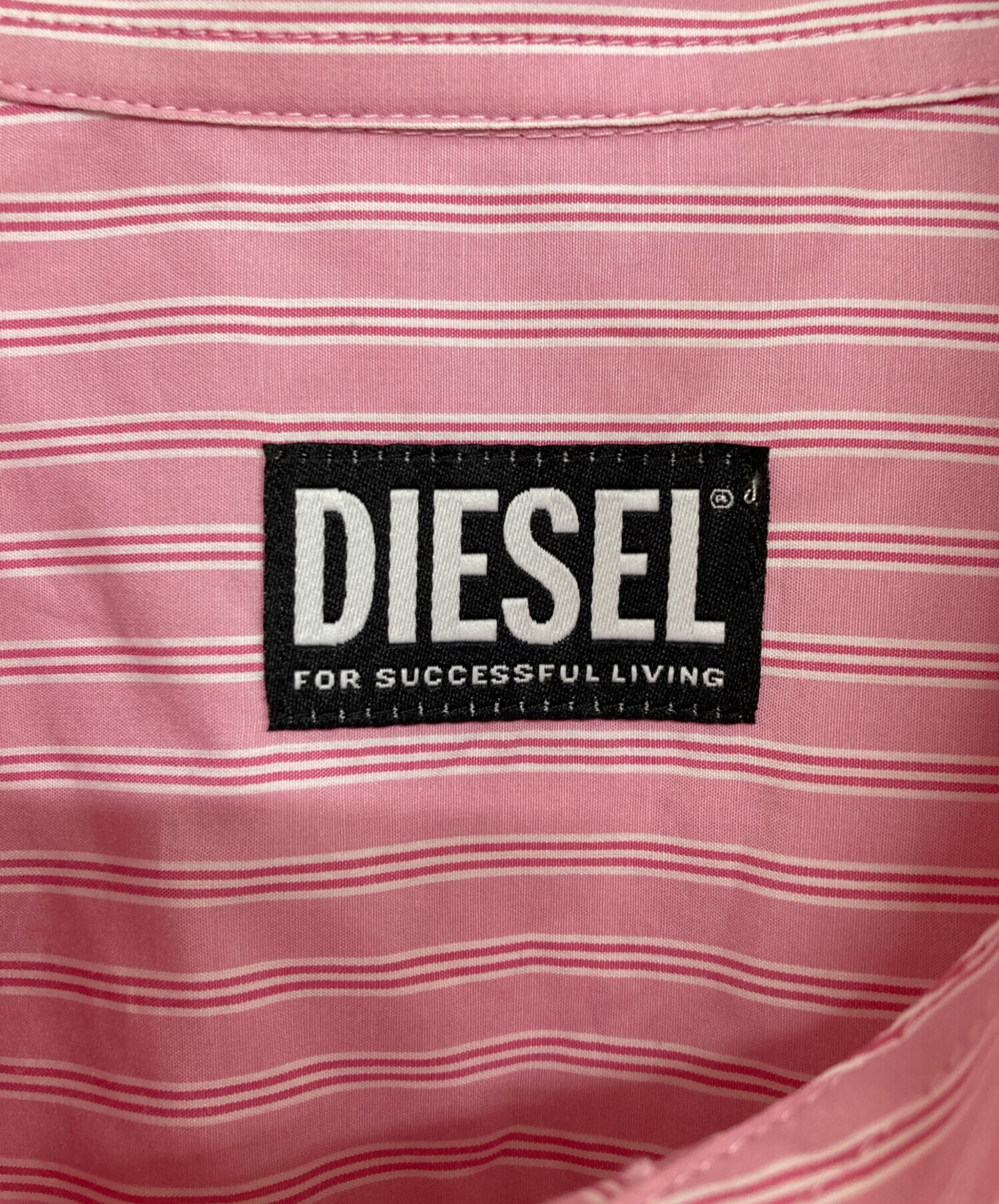 中古・古着通販】DIESEL (ディーゼル) シャツ ピンク サイズ:XS