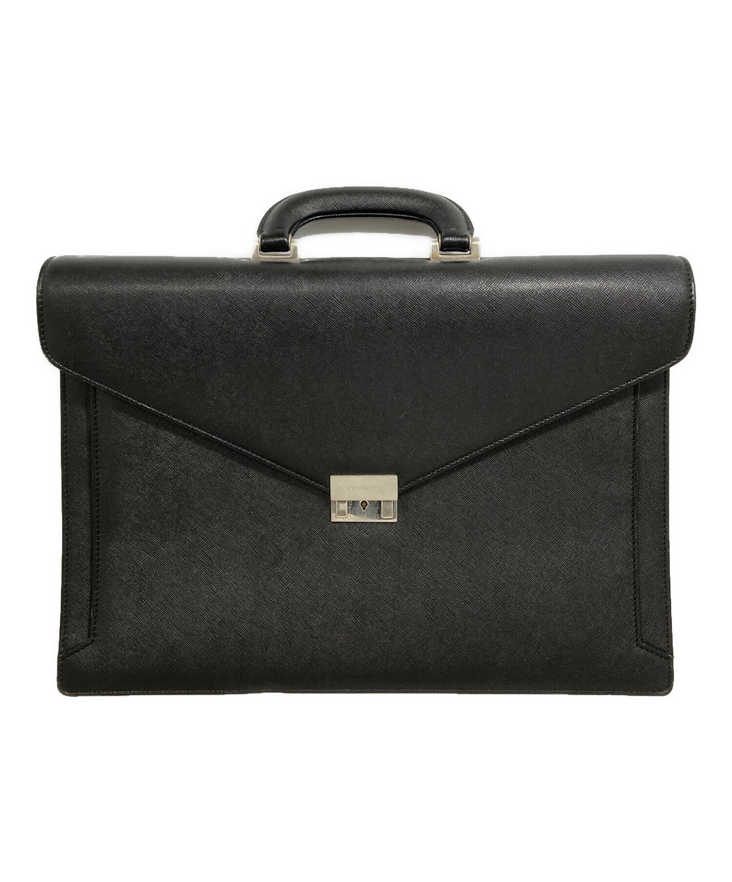 中古・古着通販】BURBERRY (バーバリー) ブリーフケース ブラック 