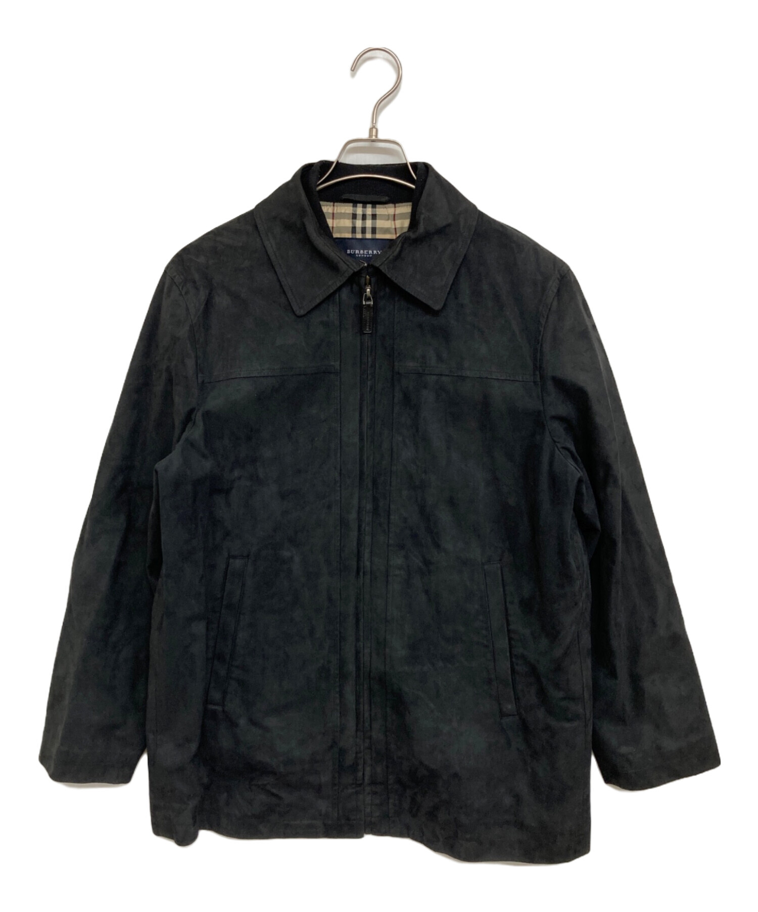 バーバリー ロンドン スエードジャケット Lサイズ 中古・古着通販】BURBERRY LONDON (バーバリーロンドン) スエード