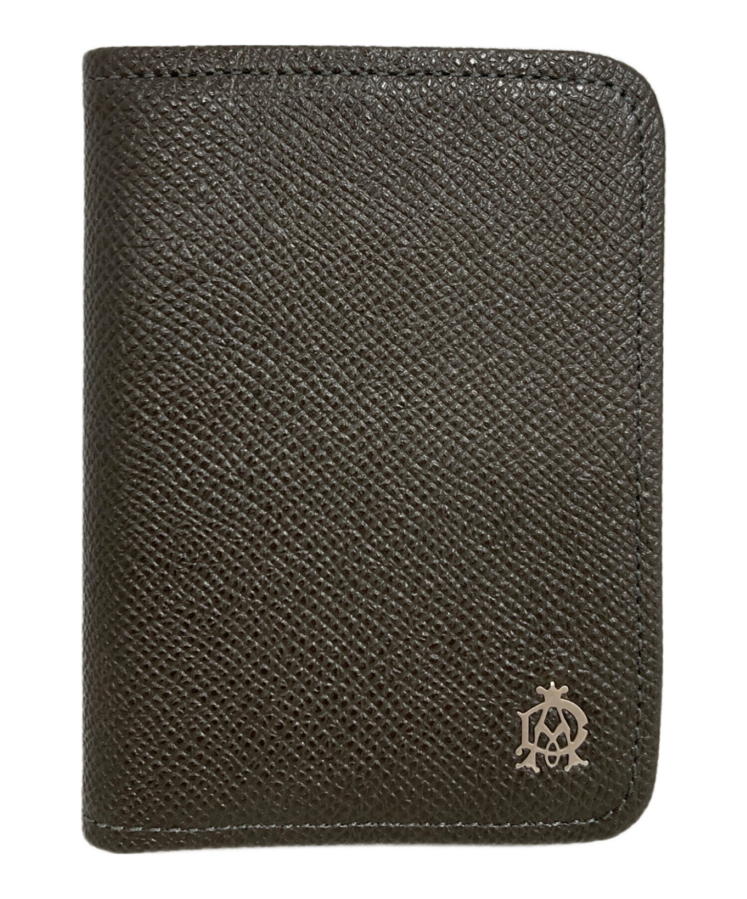 【dunhill 】名刺入れ ダークブラウン　レザー　二つ折り　未使用品 中古・古着通販】dunhill (ダンヒル) 名刺入れ ブラウン｜ブランド