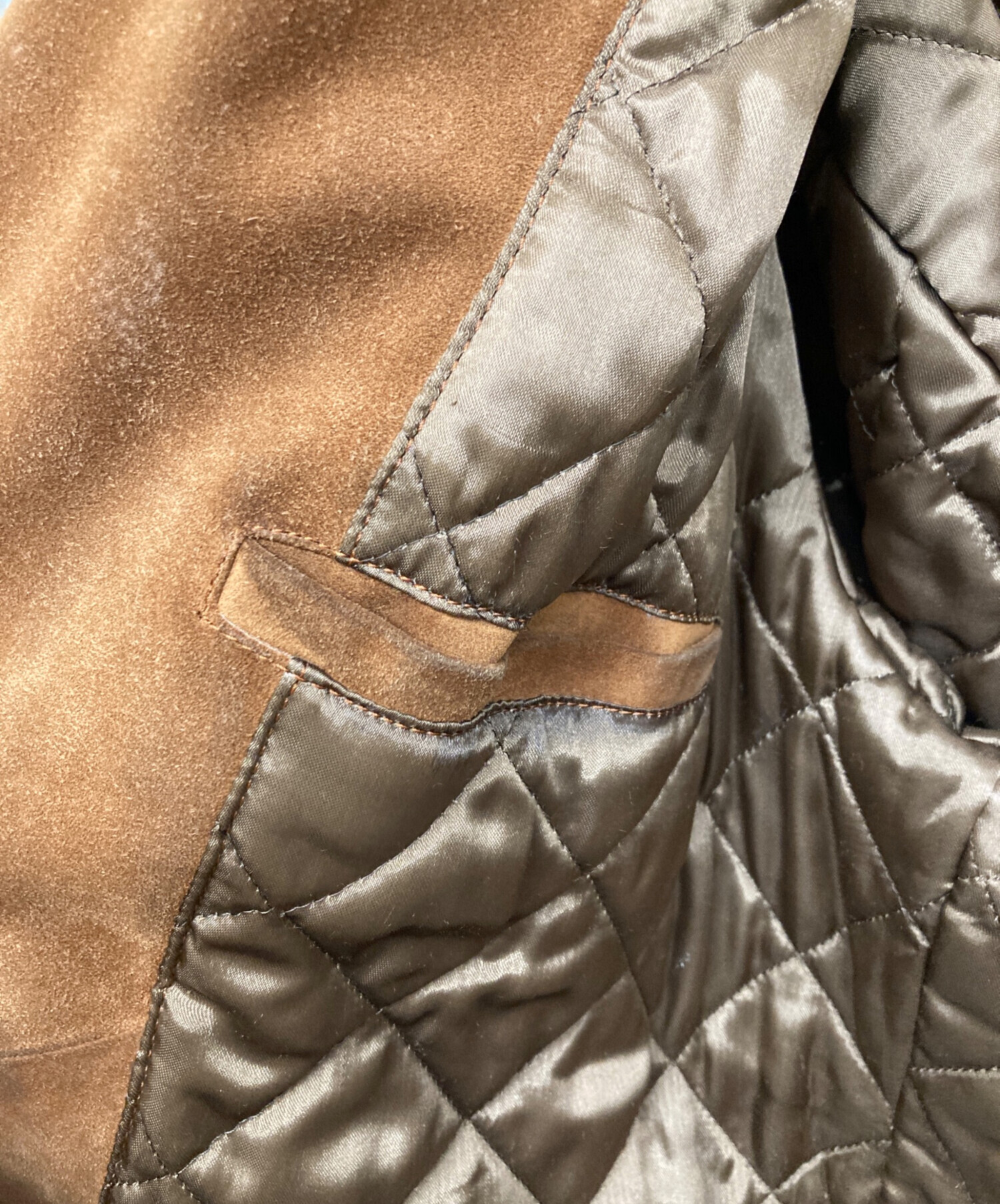 中古・古着通販】D&G (ディーアンドジー) レザージャケット ブラウン